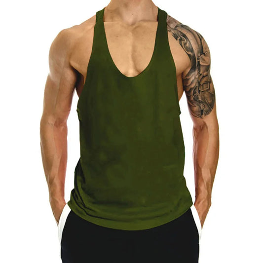 Summer Cotton Sleeveless Shirts Men Tank Top Bodybuilding Shirt Vest Gym T Shirt Sport Tops Singlet Men Clothing Streetwear 3XL