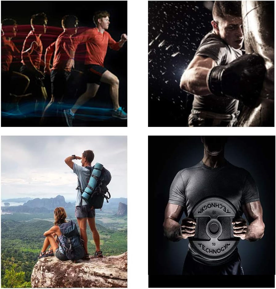 Men'S 1/3 Pack Workout Shirts Quick Dry Moisture Wicking Short Sleeve Mesh Athletic T-Shirts